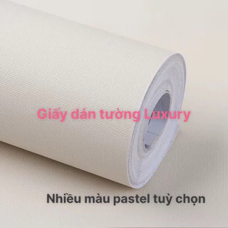 Giấy dán tường 10Mx45CM Sẵn keo decal_dán phòng ngủ màu trơn Giấy dán 3D