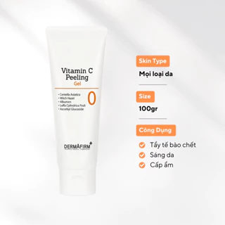 Tẩy da chết Dermafirm Vitamin C Peeling Gel tẩy da chết vật lý - 100g