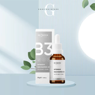 Serum B3 Intensive Niacinamide 20% DrCeutics Sáng Da Mờ Thâm - 30g