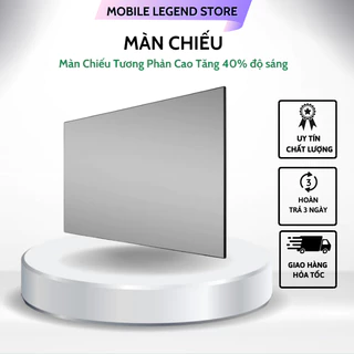 Màn Chiếu Tương Phản Cao Tăng 40% Độ Sáng, Chống Nhăn 100 inch