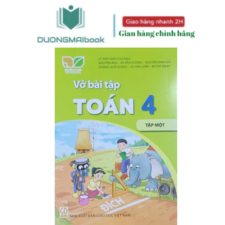 [Shop đi đơn trên 50K] Sách - Vở bài tập toán 4 mới 2023 - Kết nối tri thức (bán kèm 1 bút dạ kim tím Doraemon)