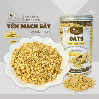 Yến Mạch Sấy Giòn Không Đường GREENUTS 3 Vị Mật Ong Matcha Chocolate 500G