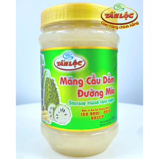 Mãng Cầu Dầm Đường Mía 600gr TẤN LỘC Chua Ngọt Tự Nhiên