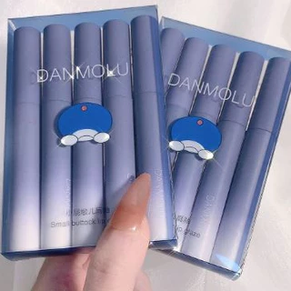 DANMOLU XANH - Set 5 son kem lì mềm mịn môi