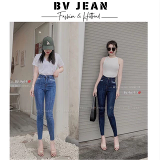 Quần Jean Ôm Nữ Túi Kiểu BV JEAN