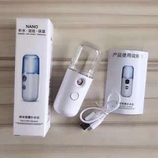 Máy Phun Sương Xông Hơi Mặt NaNo Mini Cầm Tay Hỗ Trợ Dưỡng Da Cấp Nước