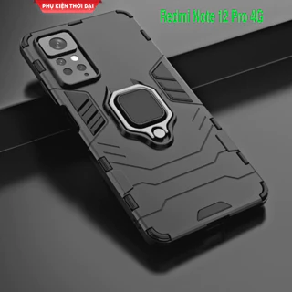 Ốp lưng Redmi Note 12 Pro 4G Iron Man Iring chống sốc chống va đập giá đỡ mặt lưng xem phim