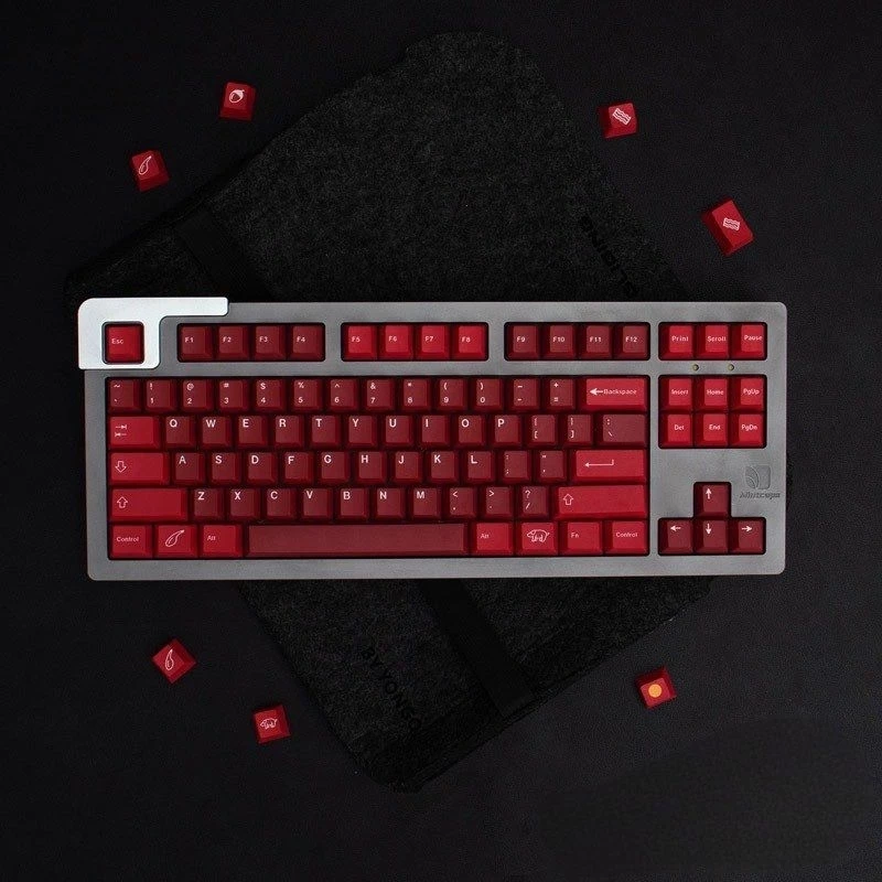Bộ keycap đỏ JAMON cherry PBT