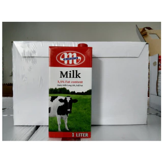 Sữa tươi nguyên kem Ba lan Mlekovita - Milk Secret - Happy Barn - Hộp 1L