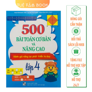 Sách - 500 bài toán cơ bản và nâng cao lớp 4