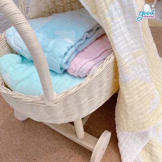 Khăn Tắm / Khăn Đa Năng Goodmama 6 Lớp Cho Bé 100% Cotton Kích Thước 110 x 120cm