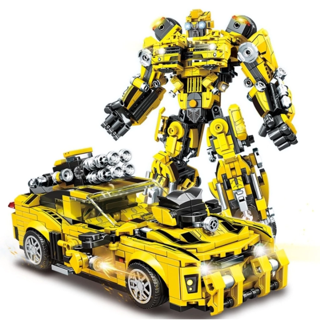 [792 chi tiết -Hàng chuẩn] Bộ Đồ Chơi Xếp Hình ROBOT Transformer BUMBLEBEE - Lắp Ráp Robot Người Máy Biến Hình