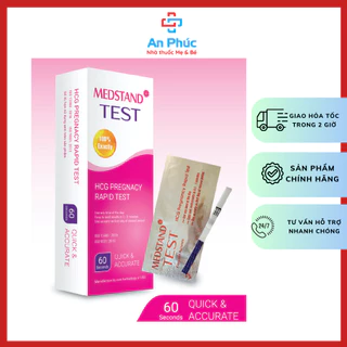 Que Thử Thai Medstand Test - Nhanh, Chính Xác, Tiện Lợi - Giúp kiểm tra phát hiện thái sơm - Cho Kết Quả Chỉ Sau