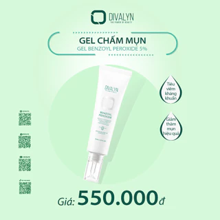 Gel Chấm Mụn DivaLyn, Kem Chấm Mụn Giảm Sưng, Giảm Viêm, Mờ Thâm Hiệu Quả