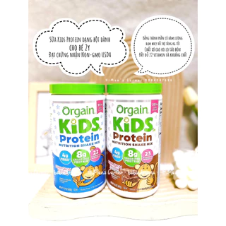 Sữa Orgain Kid Protein dạng bột cho bé 2y [ Hàng Air ]