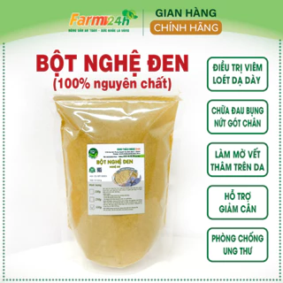 [500gr] Bột nghệ đen Nghệ An nguyên chất 100%, giảm v.iêm loét dạ dày, hỗ trợ giảm cân hiệu quả, ngừa u.ng th.ư, đẹp da