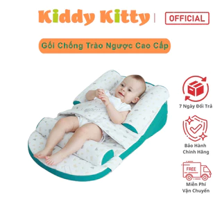 Gối chống trào ngược MumKid bảo vệ cột sống cho bé  - Có đai đeo định hình Phù hợp cho trẻ từ 0~3 tuổi |MK052