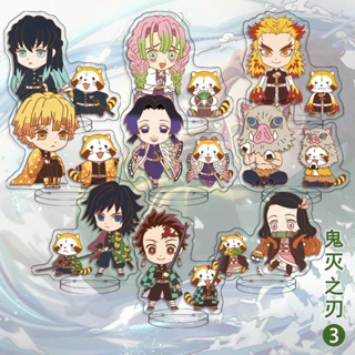 ( 1 cái MINI 20K ) Mô hình standee KIMETSU NO YAIBA THANH GƯƠM DIỆT QUỶ mica trong acrylic anime chibi trang trí