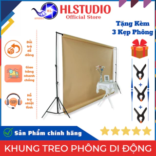 Khung Treo Phông Di Động Tùy Chỉnh Chiều Cao, Rộng, Kích Thước 2x2m, 2x3m, 2,6x3m, 2,8x3m, 3,8x4,5m, 3,8x5,4m HL Studio