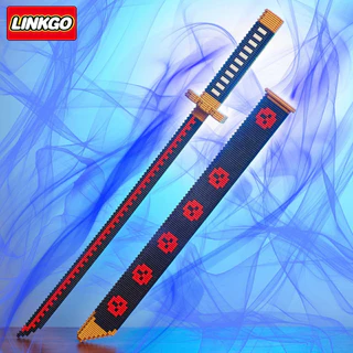 Mô Hình Kiếm Đồ Chơi Katana Linkgo, zenitsu,kimetsu no yaiba, zoro roronoa onepiece shusui, thanh enma, Đồ Chơi lắp ghép