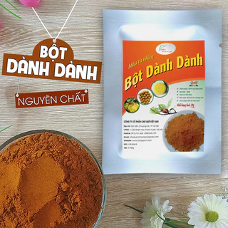 Bột quả dành dành màu vàng 10g, 20g, 50g nguyên chất 100% từ quả dành dành nguyên liệu dùng tạo màu vàng thực phẩm, xôi