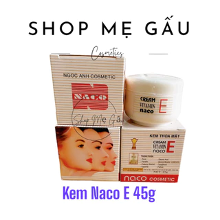 Lẻ 01 hộp Kem dưỡng trắng Vitamin E Naco 45g