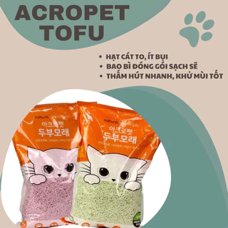 Cát đậu nành vệ sinh cho mèo  - ACRO TOFU (5L)