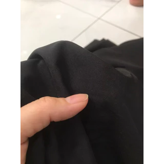 Vải lót lụa màu đen mềm nhẹ (khổ 1m5)lót đầm váy,vest
