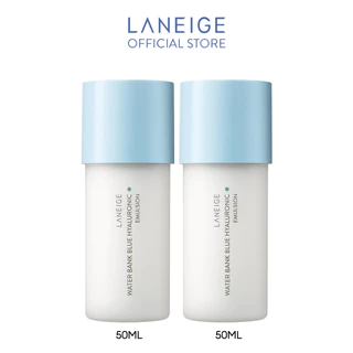 [HB gift] Bộ 2 Sữa Dưỡng Ẩm Dành Cho Da Dầu Và Da Hỗn Hợp Laneige Water Bank Blue HA Emulsion Oily 50ml