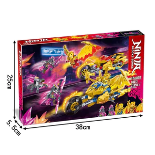 BỘ LẮP RÁP Mô hình NINJAGO 60013 XE ĐUA RỒNG VÀNG CỦA  JAY