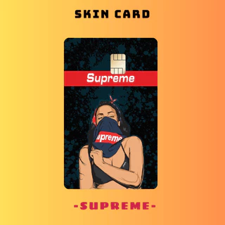 Miếng Dán Thẻ Card SUPREME 2 - Miếng Dán ATM, Thẻ Xe, Thẻ Từ, Thẻ Chung Cư - Chất Liệu Chống Xước - Chống Nước