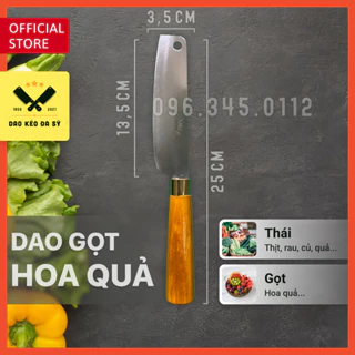 Dao gọt hoa quả, thái thịt, cắt bánh - Dao Đa Sỹ - thép Nhật trắng không gỉ