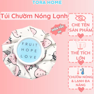 Túi chườm nóng lạnh đa năng, giảm đau bụng kinh, chấn thương, hạ sốt loại tròn có nhiều hình màu dễ thương  Tora Home