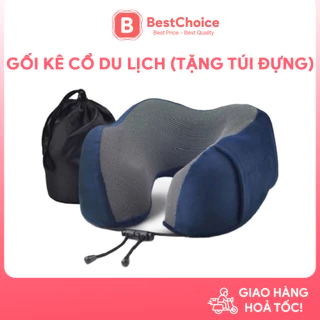 [Hoả tốc HCM] [Kèm túi đựng] Gối kê cổ chữ U cao su non tiện dùng trong văn phòng hoặc đi tầu xe, đi du lịch