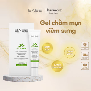 Gel chấm mụn giảm sưng viêm BABÉ Stop Akn Spot Control Gel 8ml