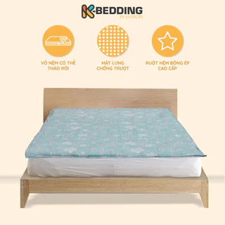 Nệm trải sàn đa năng MicroTencel K-Bedding 309 - Giao màu ngẫu nhiên