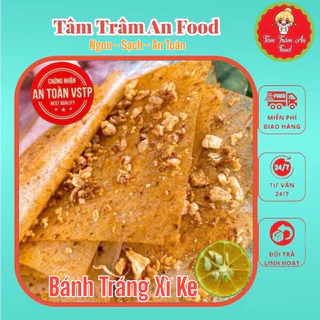 Bánh tráng phơi sương muối nhuyễn tỏi phi