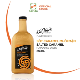 Sốt Caramel muối mặn / Salted Caramel Sauce - DaVinci Gourmet (2L)