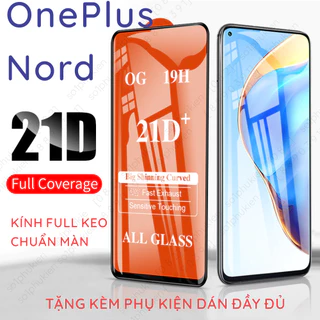 Kính cường lực OnePlus Nord full màn, full keo, chuẩn đẹp