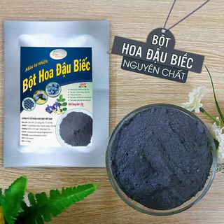 Bột hoa đậu biếc khô gói 10g nguyên chất 100% chuyên dùng nấu xôi, làm bánh, pha chế uống và tạo màu thực phẩm