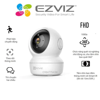 Camera Ezviz C6N 2.0MP, Xoay 360 độ, Chính Hãng Fullbox Nguyên seal