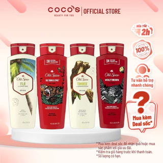 Gel tắm Old Spice nhiều mùi hương 473ml