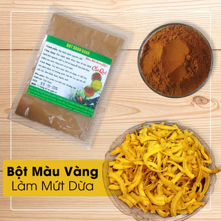 Bột dành dành nguyên chất nấu xôi chè, bánh mứt, tạo màu cho da gà ủ muối (Gói 50g)