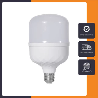 Bóng Đèn Led Bulb Trụ Nhôm Siêu Sáng, Đèn Led Trụ Cao Cấp Tiết Kiệm Điện Năng Chống Nước