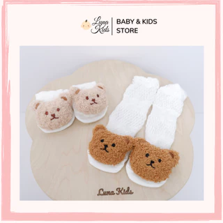 Tất vớ đùi gấu xù style phong cách Hàn Quốc cho bé - VD02 - LunaKids [Ảnh thật]