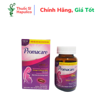 Viên Uống Bổ Sung Sắt Tổng Hợp Cho Bà Bầu Promacare DHA - Mỗi Ngày Dùng 1 Viên Duy Nhất - Nguyên Liệu Nhập Khẩu Mỹ