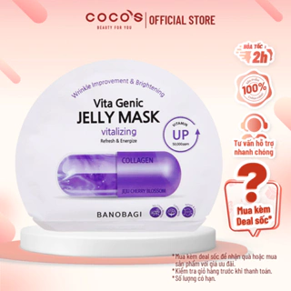Mặt Nạ Dưỡng Da Banobagi Vita Jelly Mask Vitalizing 2020 30ml - [BANOBAGI TÍM]
