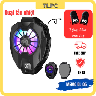 Quạt tản nhiệt điện thoại sò lạnh Memo DL05 / DLA6 / DLA7 / FL01/ FL05 / FL06 / FL07 chơi game mobile PUBG FF Liên Quân