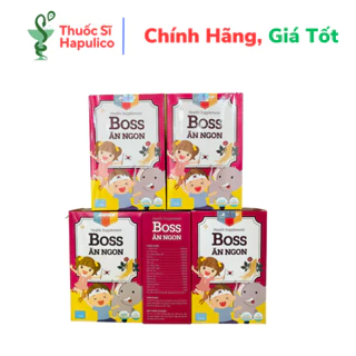 Boss ăn ngon giúp bé ăn ngon ngủ tốt bé thông minh, hỗ trợ bé kén ăn, ngủ không ngon giấc