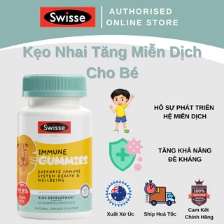 Swisse Kids Immune Gummies - Kẹo Nhai Tăng Miễn Dịch Cho Bé - 60 Viên